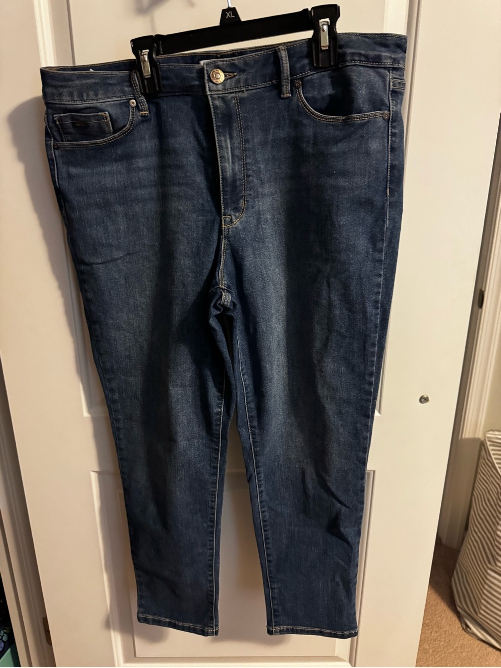 Nine West Women's Straight Jeans in Medium Blue Wash